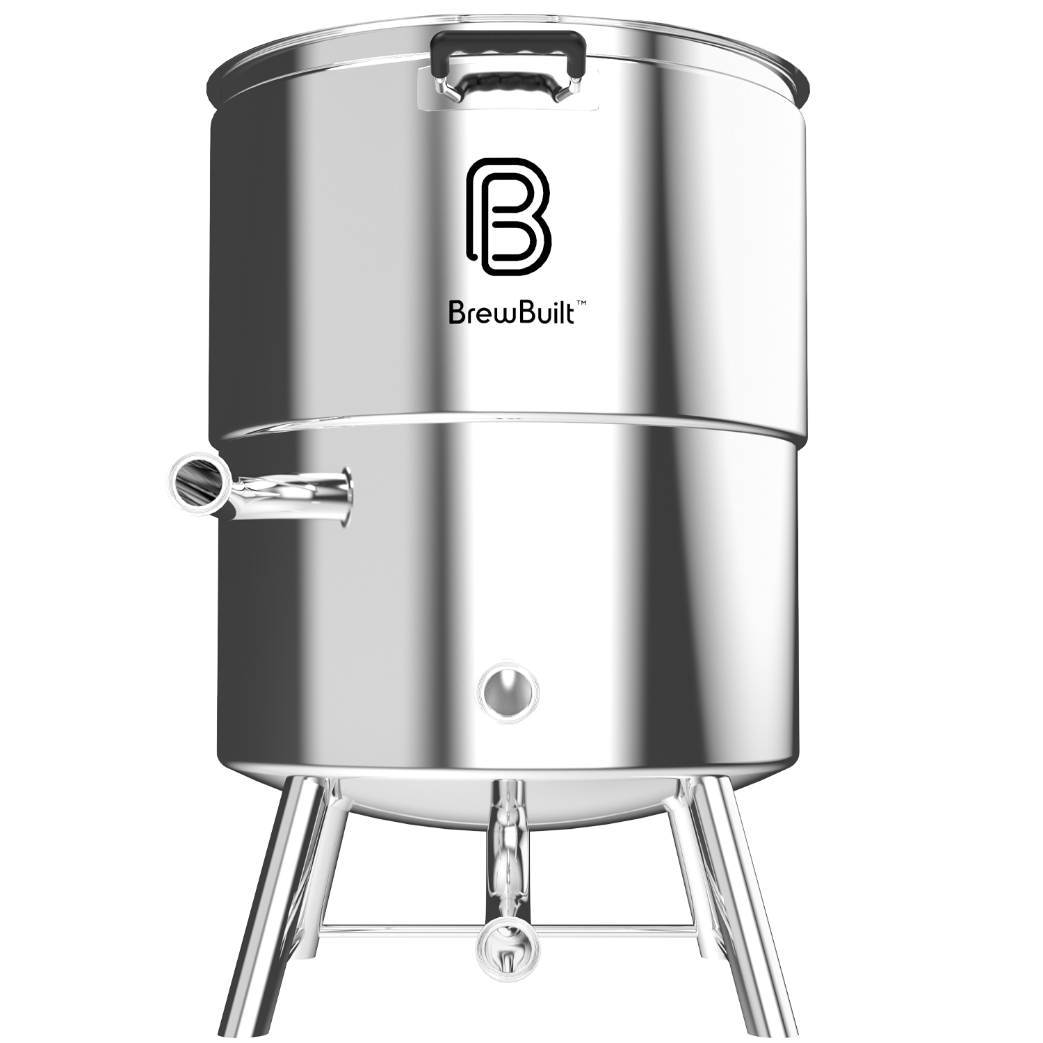 BrewBuilt® Bottom Drain Boil Kettle | Cooling Jacket