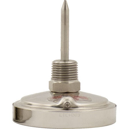 BrewBuilt Thermometer - 2.5" stem x 3" dial, 1/2" MPT