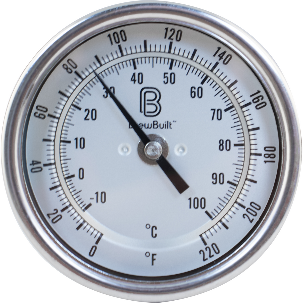 BrewBuilt 1.5 in. T.C. Thermometer - 6 in. length