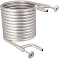 BrewBuilt Stainless Counterflow Wort Chiller - The Beast - 1.5 in. T.C. x 1/2 in. BSP