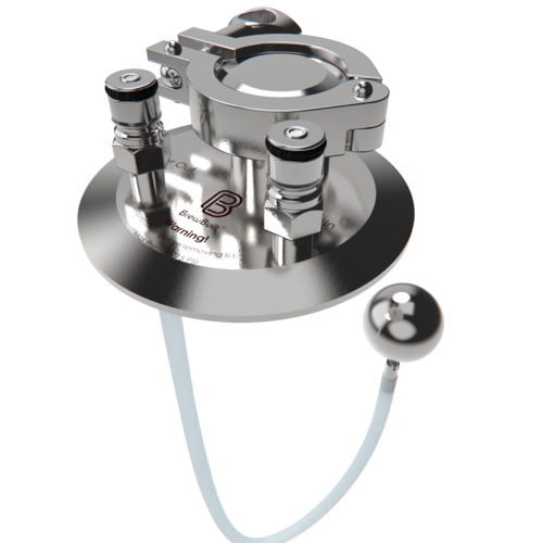 BrewBuilt X-Series Uni Conical - Pressure Pack with Clear Float Technology w/ Dip Tube Attachment (2022)