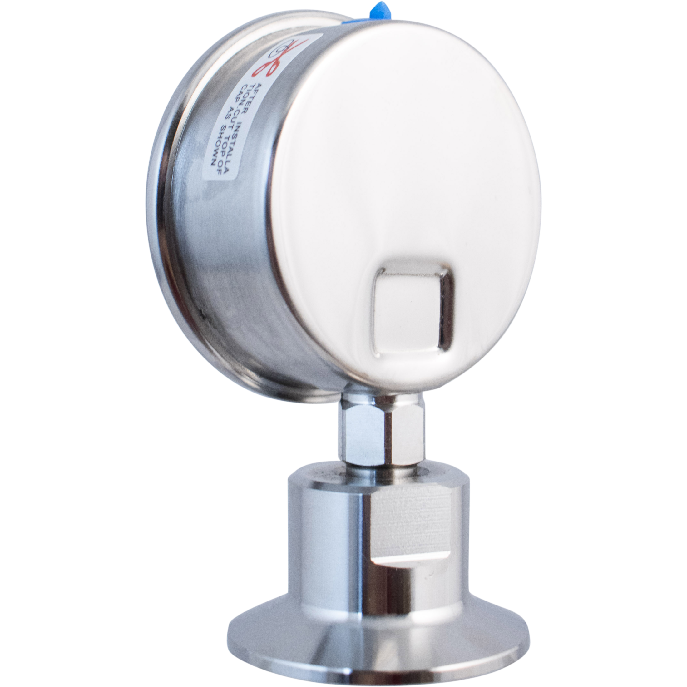 BrewBuilt - Stainless - 1.5 in. T.C. Pressure Gauge (0-30 psi)