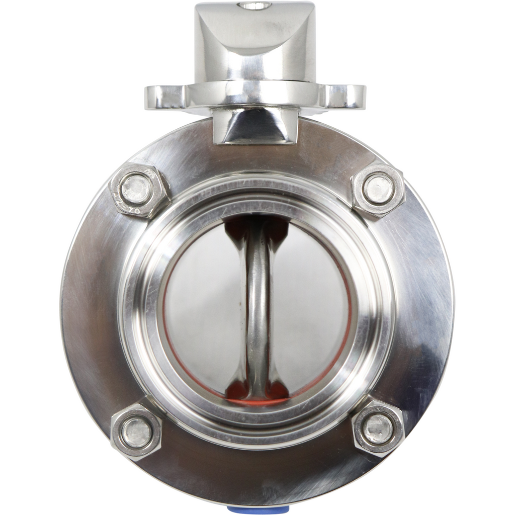 BrewBuilt - 2 in. T.C. Butterfly Valve - Polished