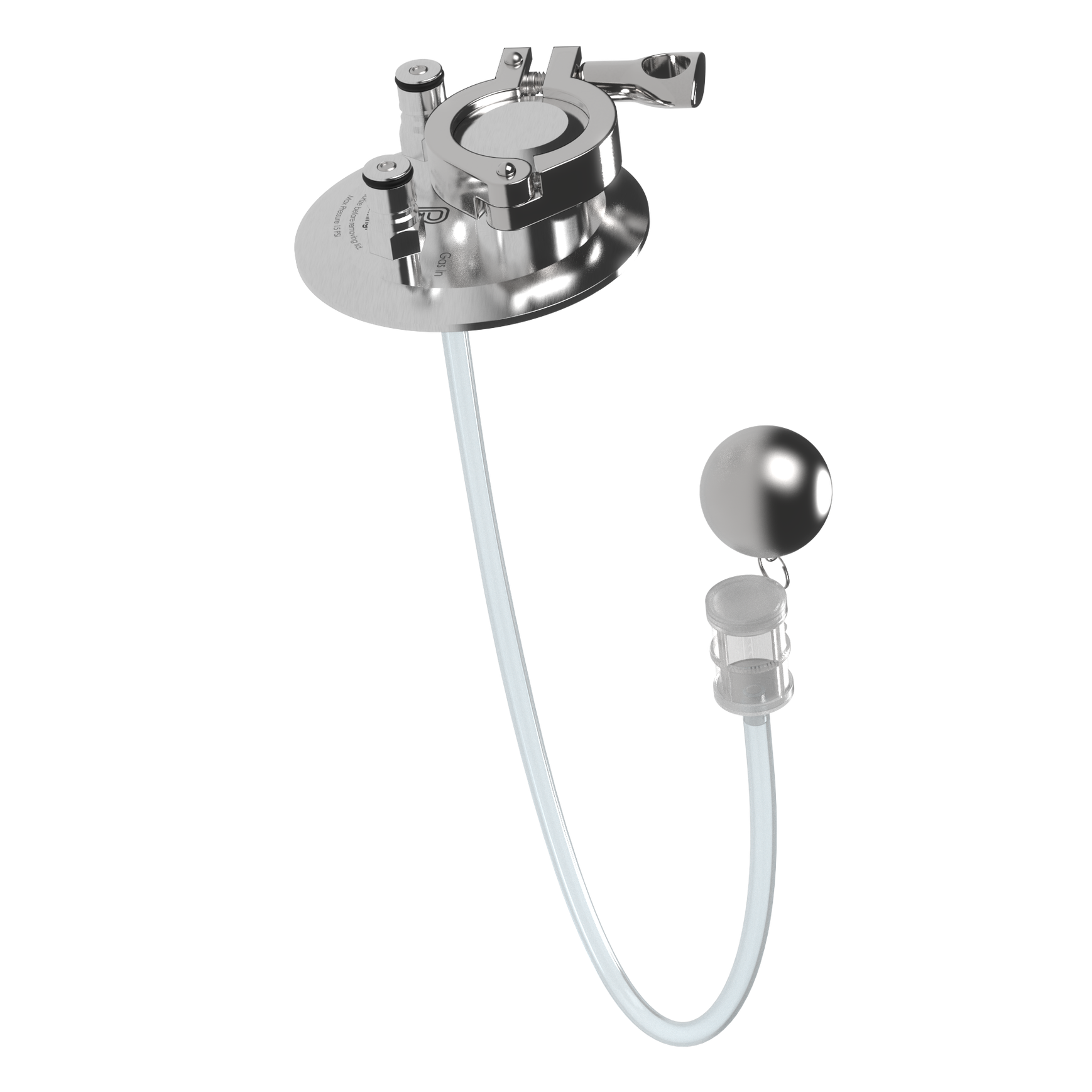 BrewBuilt X-Series Uni Conical - Pressure Pack with Clear Float Technology w/ Dip Tube Attachment