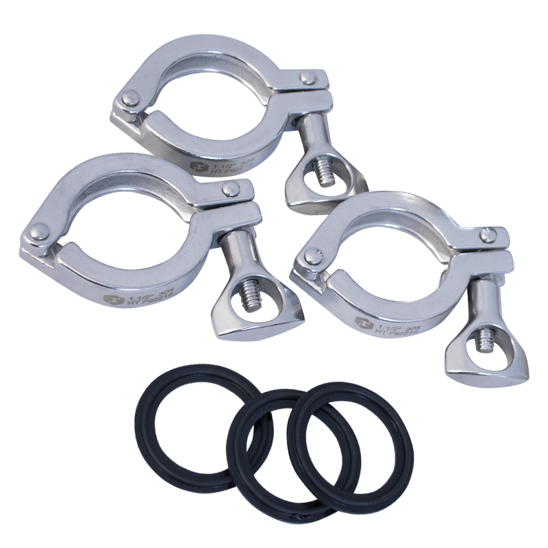 BrewBuilt Kettle T.C. Butterfly Valve Pack