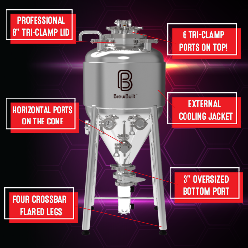 BrewBuilt - X3 Jacketed Conical - PLACEHOLDER