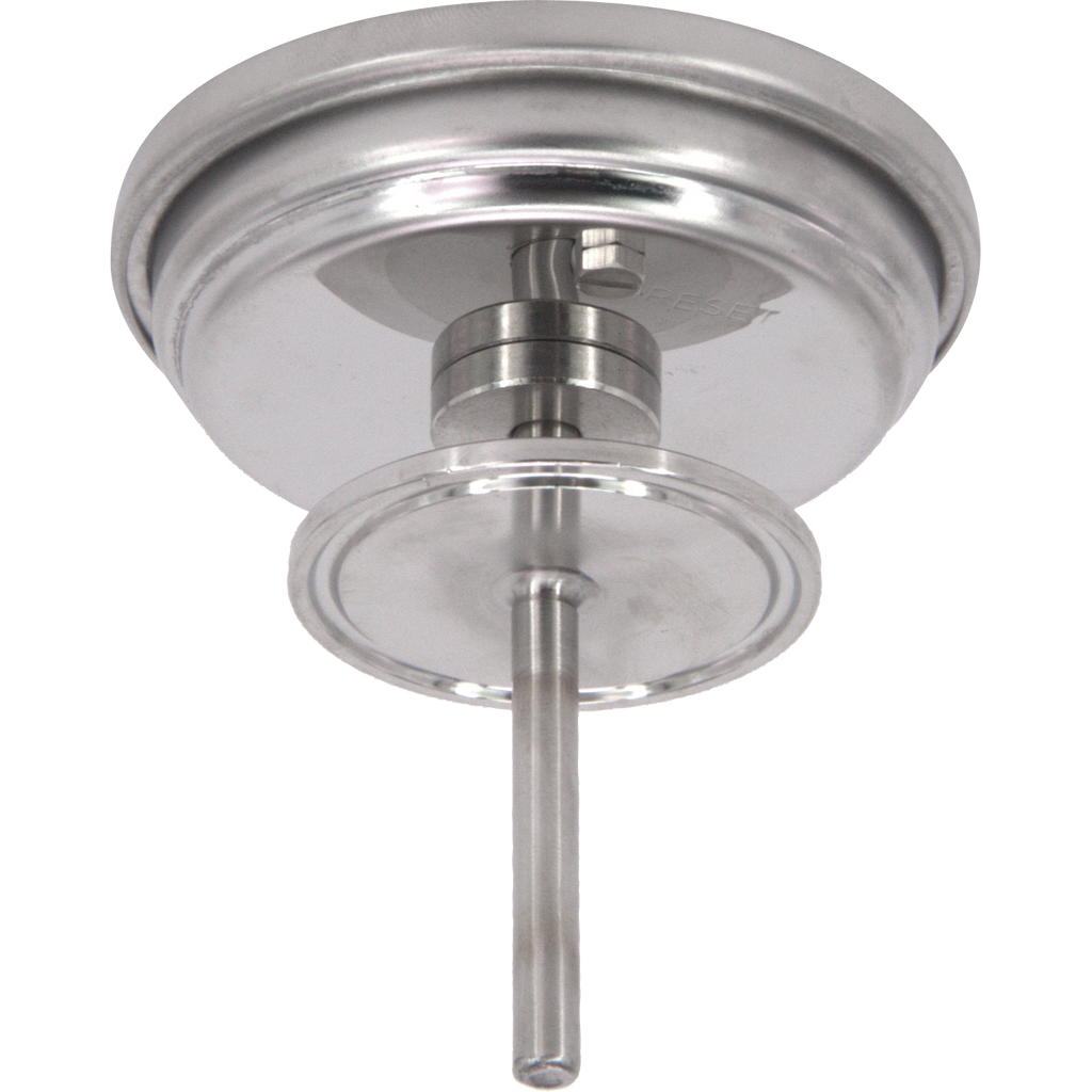 BrewBuilt - Thermometer - 1.5 in. T.C. - 3 in. Dial Face x 2 in. Probe