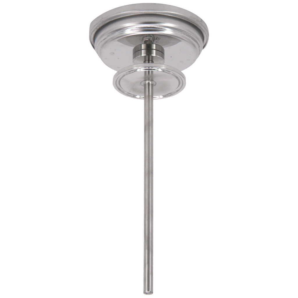 BrewBuilt - Thermometer - 1.5 in. T.C. - 3 in. Dial Face x 6 in. Probe