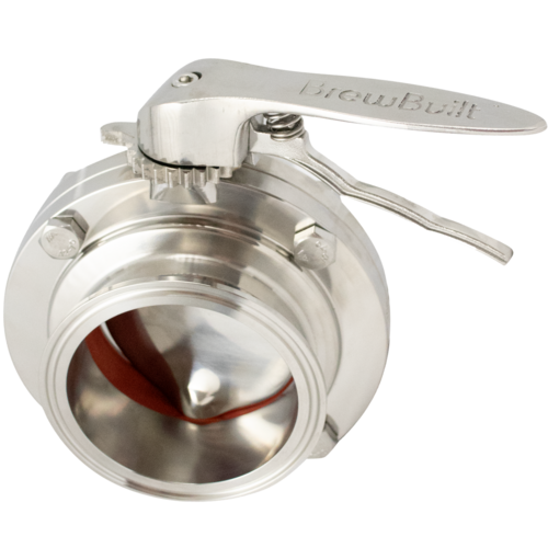 BrewBuilt® Stainless Butterfly Valve | 3